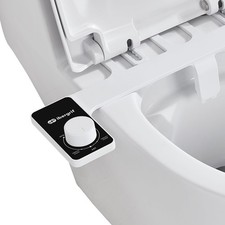 Ibergrif M41050 Bidet per WC con doppia bocchetta a scomparsa, bidet portatile p