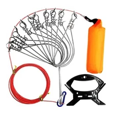 Fishing Stringer Live Fish Lock, Stainless Steel Fish Stringer Clip, Big 5m