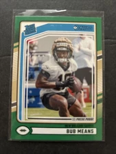 Bub Means 2024 Donruss 362 Rated Rookie Green Press Proof New Orleans Saints