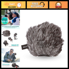 Furry Microphone Windscreen Muff for Portable Recorders - Fits Zoom, Tascam, H4n