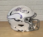 Adrian Peterson Autographed Inscribed Vikings Speedflex Authentic Helmet Beckett