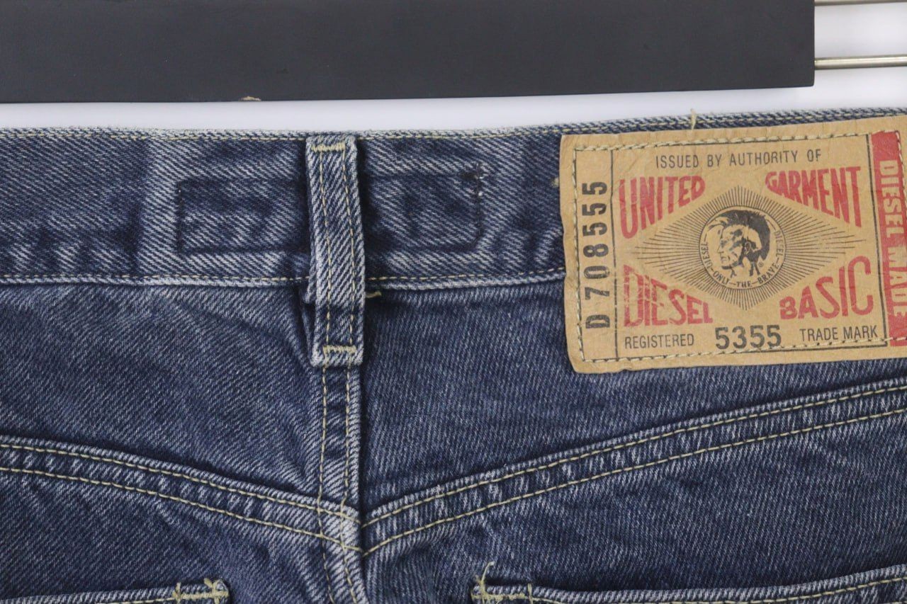 DIESEL Denim Gray Regular Straight Basic Jeans Si… - image 16