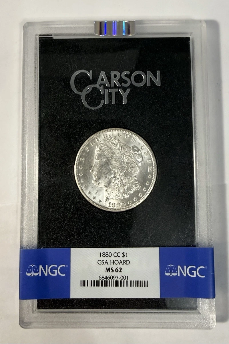 Carson City Grade MS 62 1880 Year Morgan US Dollars (1878-1921