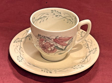 Rare Vintage 1940'S Susie Cooper Tiger Lilly Coffee Cup and Saucer Excellent