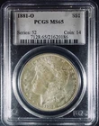 1881-O Morgan Silver Dollar - PCGS MS-65 - Mint State 65