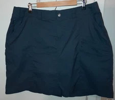 Duluth Trading Gray Skort Size 18W Woven Skirt Hiking Walking Golf Athletic