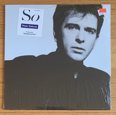 PETER GABRIEL SO LP factory sealed 1986 1st press GHS 24088 In Shrink W/Hype