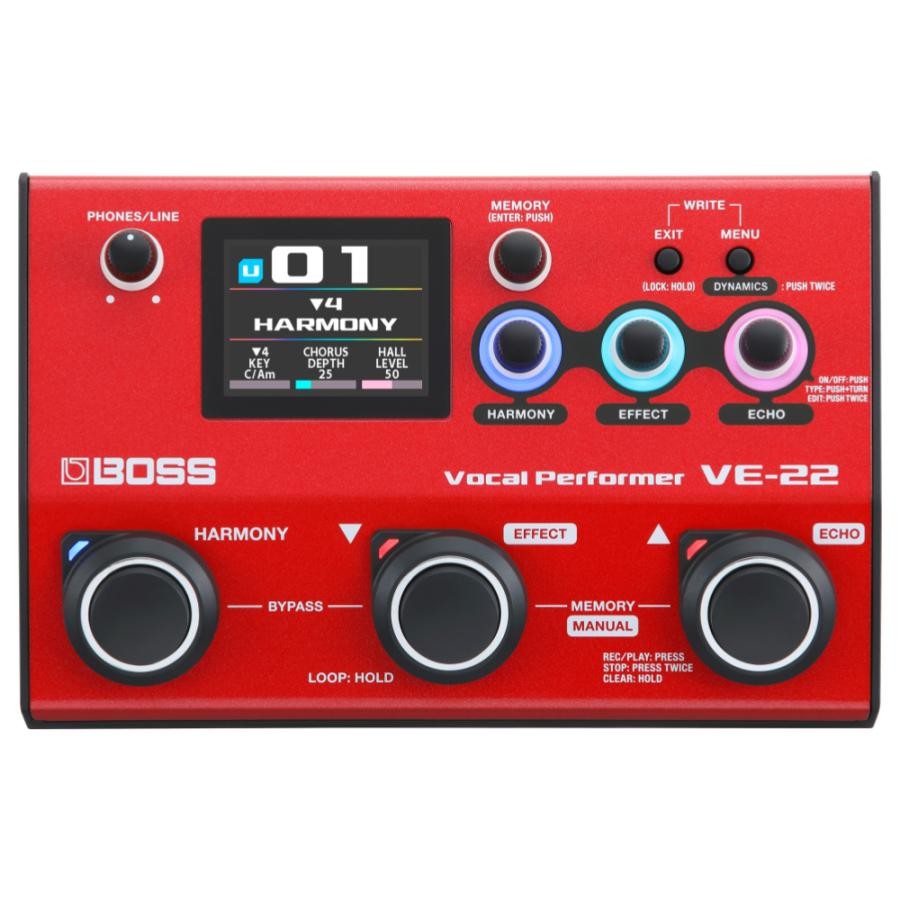 BOSS VE-22 Vocal Performer Vocal Effector | eBay