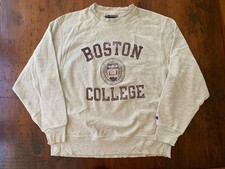 Vintage Boston College Champion Reverse Weave Crew Neck Sweatshirt M
