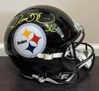 🔥 Jerome Bettis Signed Pittsburgh Steelers Full Size Replica Speed Helmet - BAS