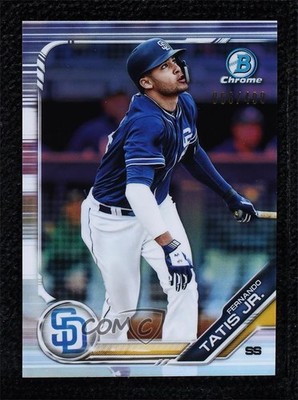 2019 Bowman Chrome Prospects Refractor 66/499 Fernando Tatis Jr Rookie RC 1t5