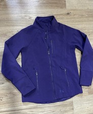Under Armour Storm Women's Full Zip Contender Jacket High Mock Neck Purple Small
