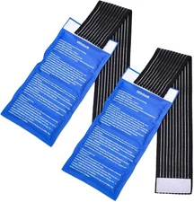 Gel Ice Cold Packs - (2-Piece Set) Soft Reusable Cold/Hot Compress, Provides... 