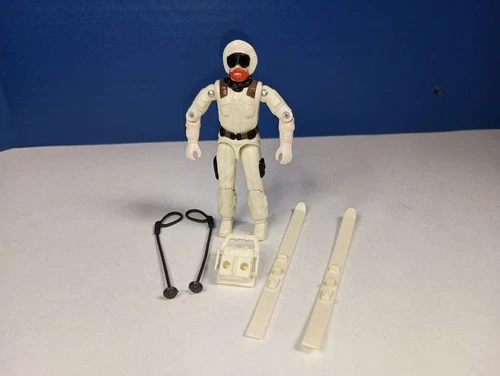 G.I. Joe 1983 Snow Job 3.75" Figure No Gun all Original Color Wear READ