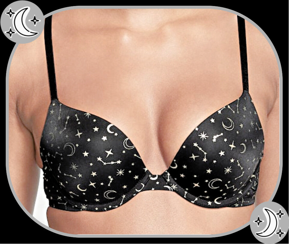 38C 38D 38DD 40C 40D 40DD NOIR Black SILVER Star Moon
