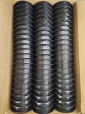 Case of 264 Empty Small 4" Black Plastic Spool Craft Thread Wire