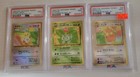 Lot of 3 PSA 1999 P.M. Japanese Promo Southern Island Cards Raticate, Ivysaur
