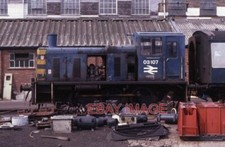 PHOTO  CLASS 03 SHUNTER  03107 SEEN AT DONCASTER WORKS ON 9 MAY 1982.
