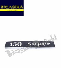2916 - TARGHETTA TELAIO POSTERIORE " 150 SUPER " VESPA 150 SUPER