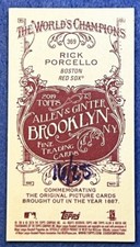 2019 Topps Allen and Ginter Mini Brooklyn Back #369 Rick Porcello SP 16/25
