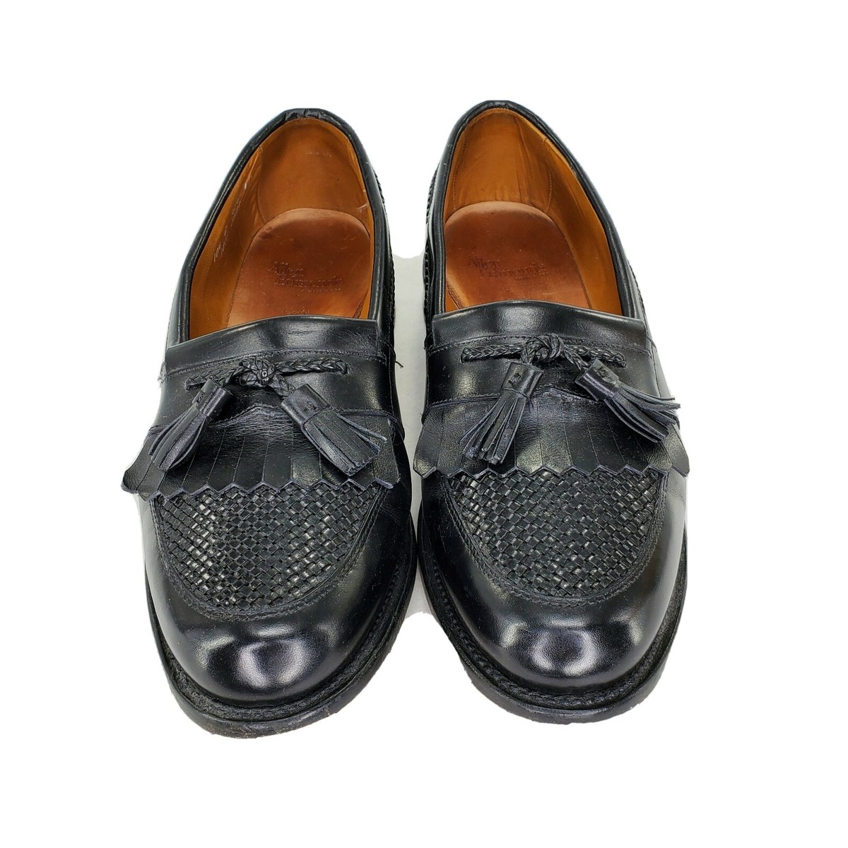 Allen Edmonds Mens Shoes Cody Black Leather Loafer Tassels  display picture 1
