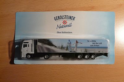 Modell LKW Bier Truck Bierlaster MAN Gerolsteiner Naturell HS 5