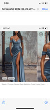 Shimmering Long Evening Dress Plus size one green