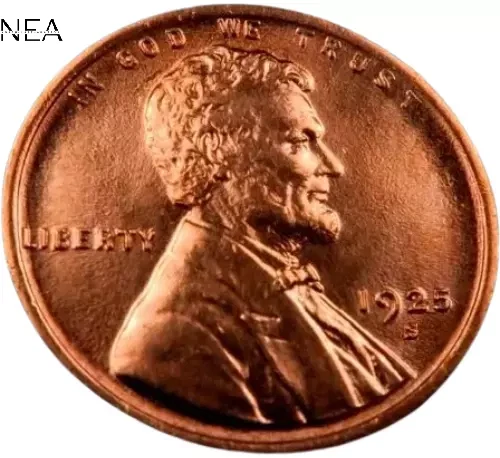 1925-S Lincoln Wheat Penny Cent ~ Gem BU (red) ~ Better Date!