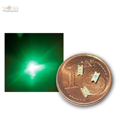 50 SMD LEDs 1206 Grün, grüne SMDs green vert groene verde groen SMT mini LED