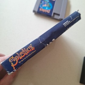 Nintendo NES Game Pak Game Solstice Game Manual Sleeve  Box PAL