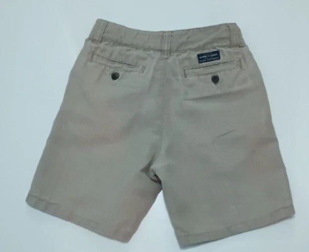 Pantalones Cortos Janie and Jack Niños Caqui Beige Mezcla de Lino Talla 5 Foto 2 de 4