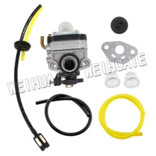 Carburetor Kit For Ryobi 4 Cycle S430 WeedEater Lawn Mower with Fuel Line Kit