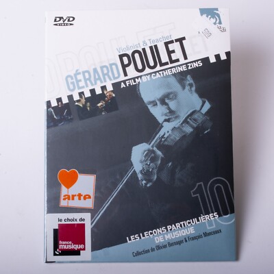 Gerard Poulet Private Music Lessons Volume 10 Violinist DVD Harmonia Mundi
