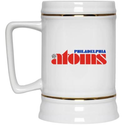 Philadelphia Atoms Beer Stein 22 oz. Ceramic | NASL Soccer Team