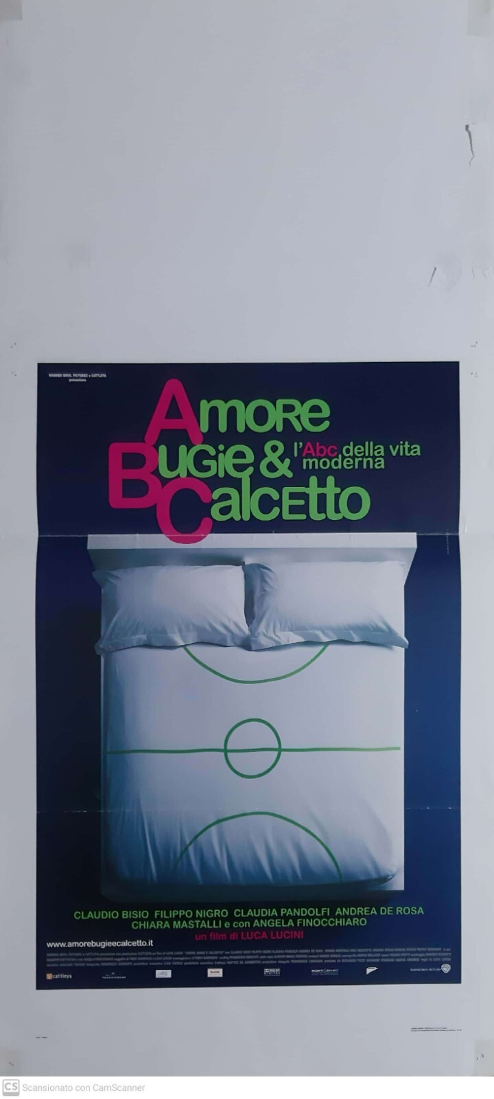 Locandina originale film Amore, bugie e calcetto (2008) - Regia di Luca Lucini