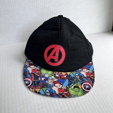 Marvel Avengers Hat Snapback Cap Adjustable Captain America Iron Man Hulk Kids