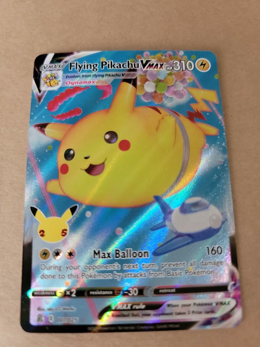 Flying Pikachu VMax 007/025 Pokemon Card Celebrations 25th