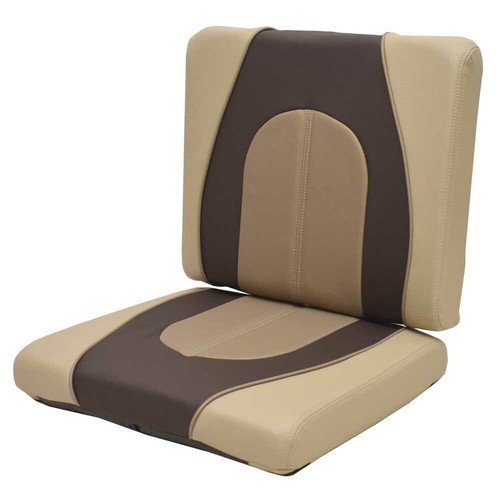 Crestliner Boat Jump Seat Cushions 2156595 | Brown Tan Beige - Zdjęcie 1 z 7