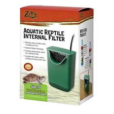 Aquatic Reptile Internal Filter with Carbon Cartridge Easy Installation Up to...