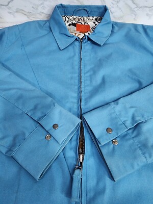 Volcom Blue Swindle Jacket w/Full Zip, Inside Pocket, Graphic