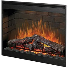 Muskoka 33 Curved Glass Front Electric Heater Fireplace Insert