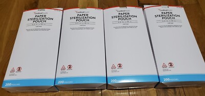 800 (200 x 4) Cardinal Health 92510 Paper Sterilization Pouch 5.5 in. x 10 in.