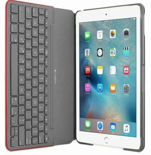 Logitech Canvas Keyboard Folio Case for iPad Air 2 - Red (920-007273) - Image 2 of 2