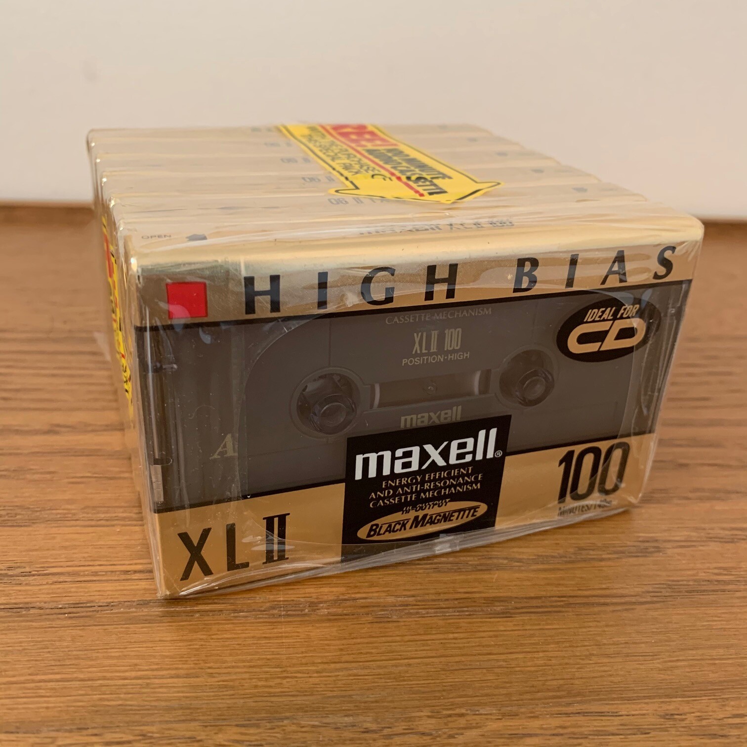 Six Sealed High Bias MAXELL XL-II 90 & 100 IEC Type II Cassettes