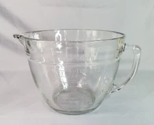 Anchor Hocking Glass Measuring Mixing Batter Bowl Pitcher USA 8 Cups 2 Quarts