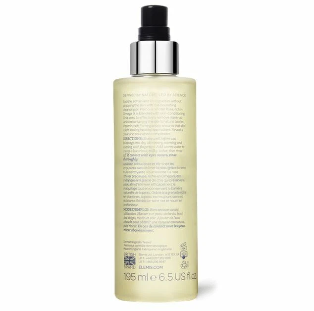 Aceite limpiador facial rico en omega nutritivo ELEMIS - 6,5 OZ - NUEVO Foto 2 de 3