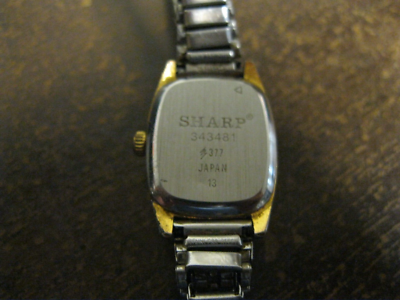 Sharp Gold Tone Vintage Retro Oval Mesh Band Women display picture 3
