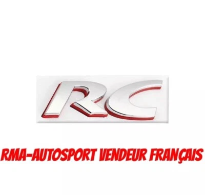 RACING monogramme badge logo Peugeot RC 206 207 208 307 308 NEUF