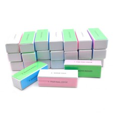 5pcs 4 Sides Buffer Block Nail Art Nail Polish Nail File Grinding Block