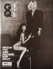 UK GQ STYLE #33 A/W2021 Rare Cover MEGAN FOX & MACHINE GUN KELLY Lev Tanju @ NEW